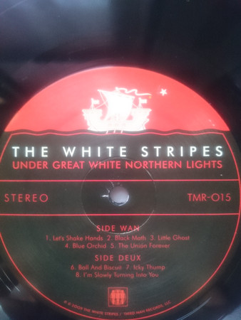 米2LP White Stripes Under Great White Northern Lights TMR015 Third Man Records 未開封 /00660 WHITE STRIPES-UNDER GREAT WHITE NORTHERN LIGHTS-THIRD MAN